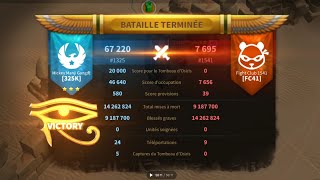 rise of kingdom osiris ark 13 janvier 2024 pvp small team 6 versus 8 [upl. by Ater184]