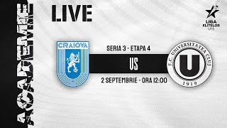 LIVE  CS Universitatea Craiova  ”U” Cluj Liga Elitelor U15 [upl. by Rachaba]