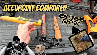 Nokta Accupoint Real Hunt vs The Carrot and MI6 PinPointers [upl. by Llessur]