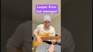 Looper Pedal Momentum fretlessbass looppedal fun bass [upl. by Valene]