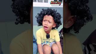 WIG KRIBO TIAN DI BUANG AZKA😬😅🙏 trending comedy humorsegar funny shorts [upl. by Nivej]