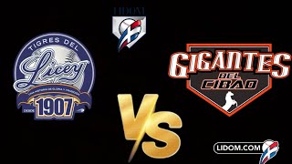 TIGRES DEL LICEY VS GIGANTES DEL CIBAO  RESUMEN LIDOM 18102024 [upl. by Kahn]