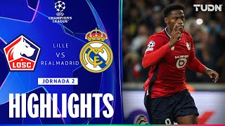 HIGHLIGHTS  LOSC vs Real Madrid  UEFA Champions League 2425  TUDN [upl. by Aivekal56]