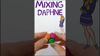 MIXING SCOOBY DOO CHARACTERS USING PLAYDOH colormixing [upl. by Ioves397]