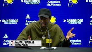 Pascal Siakam Indiana Pacers  We needed a performance after letting down our fans in the NBA Cup [upl. by Rozalin]