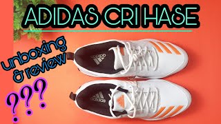 Unboxing ADIDAS CRI HASE Cricket Shoes Best Cricket Shoes by ADIDAS [upl. by Henrieta140]