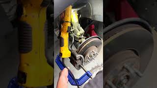 How to properly remove a brake caliper No screwdrivers or prybars [upl. by Ardme2]