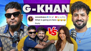 G KHAN ਤੇ SONAM BAJWA ਦੀ Love Story 😍 Full Comedy Podcast 🤣 Aman Aujla [upl. by Nuahsyt]