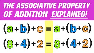 The Associative Property of Addition Explained [upl. by Kulda]