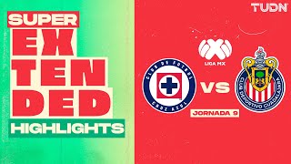 SUPER EXTENDED HIGHLIGHTS  Cruz Azul vs Chivas  Liga Mx Apertura 2024  Jornada 9  TUDN [upl. by Ainimreh]