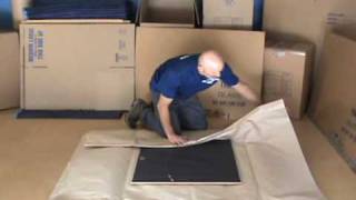 How To Pack Pictures and Glass  MoversMovingNET [upl. by Aramas]