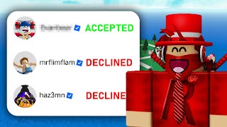 I Sent a Friend Request to 100 Verified Roblox Users [upl. by Hege]