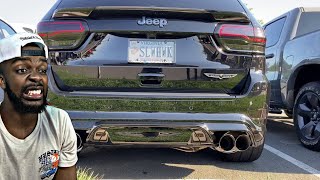 1000HP JEEP TRACKHAWK COMPILATION LOUD CAMMED STARTS REVS AND MORE  REACTION [upl. by Yendroc60]