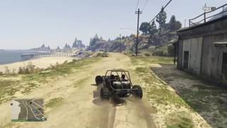 GTA 5  Dune Buggy spawn locations in online Naked Dune Buggy [upl. by Airotel]