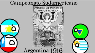 Resumen del Campeonato Sudamericano Argentina 1916 1° Edición [upl. by Adlei]