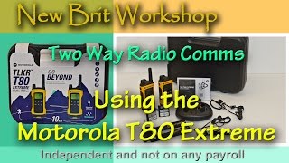 Walkie Talkie Radio  Motorola T80 Extreme [upl. by Ross284]