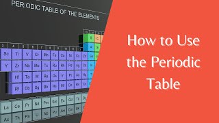 The Periodic Table and how to use it correctly  Chemistry Revision Years 7 8 amp 9 [upl. by Eillas189]