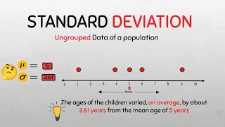 Population Standard deviation for individual series data Ungrouped data sigma maths statistics [upl. by Sayles]