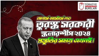 Turkey Government Scholarship for Bangladeshi 2024  তুরস্ক সরকারী বৃত্তি ২০২৪  প্রস্তুতির সময় এখনই [upl. by Anale]