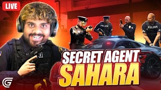 Secret Agent Sahara Vachadu 😲  Grand RP  Sahara YT [upl. by Adnorehs]