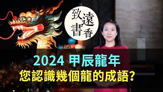 2024甲辰龍年，您認識幾個關於「龍」的成語？致遠書香 [upl. by Killoran]