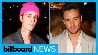 Justin Bieber Shares Liam Payne Tribute  Billboard News [upl. by Cathrin]