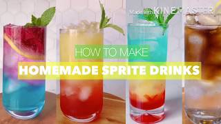 SPRITE HOMEMADE DRINKS  10 EASY MADE [upl. by Rozamond]