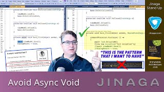 Avoid Async Void [upl. by Noeruat]