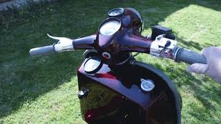 Lambretta 400cc Scooter with V4 Honda VFR engine [upl. by Goodson240]