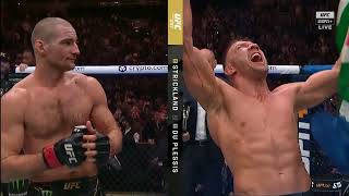 Sean Strickland vs Dricus du Plessis  FullFight Highlights UFC 297 [upl. by Imac]