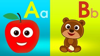 Phonics Song with TWO Words  A For Apple  ABC Alphabet Songs with Sounds for Children [upl. by Ettennaj]