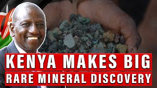 Kenya Discovers Large Deposits of Rare And Precious Coltan Mineral Used in Modern Tech [upl. by Elockin]