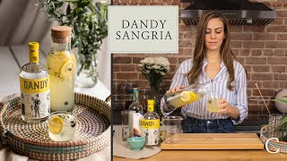 Recette de sangria rafraîchissante au gin Dandy  Cocktail à base de gin [upl. by Eves]