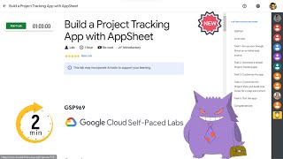 Build a Project Tracking App with AppSheet  2024  GSP969qwiklabs [upl. by Anisamoht]