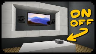 ✔ Minecraft How to make a Working TV [upl. by Winer]