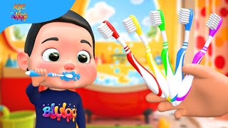 Color Finger Family  Three Little Kittens  BluLoo Nursery Rhymes amp Kids Songs [upl. by Carmella]