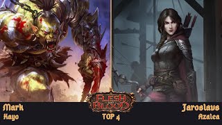 Flesh and Blood TCG  PRO QUEST LONDON TOP 4  Kayo vs Azalea [upl. by Giraldo]