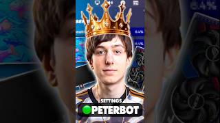 Peterbot NEW Settings amp Setup 🏆 BEST INSANE SENS fortnite fortniteclips [upl. by Anivlem118]