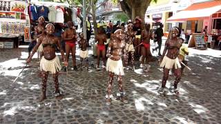 Xhosa group dancing in Cape Town [upl. by Yrrac]