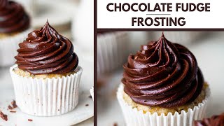 EPIC CHOCOLATE FUDGE FROSTING  RICH CHOCOLATE FROSTING RECIPE simple guide to perfect frosting [upl. by Meridel426]