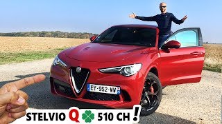 Essai ALFA STELVIO QUADRIFOGLIO Le SUV de 510 CH le plus Fun [upl. by Sila545]