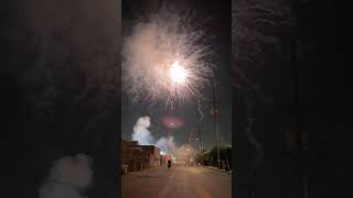 CHAOS 100 Shot firework cake chaos colors pyro fireworksdisplay viral 4thofjuly youtube dna [upl. by Truda]