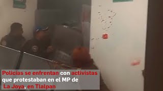 Irrumpen en Fiscalía de Tlalpan para rescatar a 5 detenidos [upl. by Eanore726]