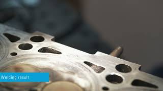 Micro Arc Welder  Cylinder head repair  Aluzylinderkopf Reparatur [upl. by Llertnahs]