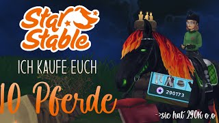 SSO II Sie hat 290 000 SC 😱 II Ich kaufe euch 10 Pferde 🤍 [upl. by Ylrebmi]