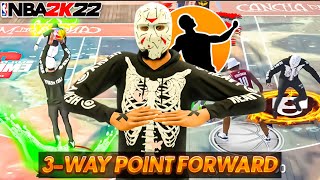 NEW REBIRTH quot3WAY POINT FORWARDquot BUILD IS UNSTOPPABLE🔥🔥🔥 NBA 2K22 CURRENT GEN BEST ISO BUILD [upl. by Ayahs]