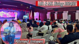 Main Rang Sharbaton Ka  Cover song  Ahmed Irmeen  MR amp MS Biology  Emilio Aguinaldo College [upl. by Tollmann]