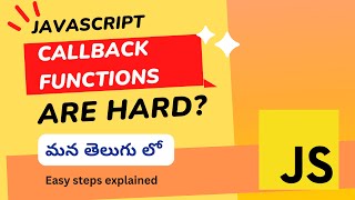 44What are callback functions in Javascript weekendcodingintelugu [upl. by Airtened618]