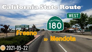 CA180 Fresno to Mendota scenic drive westbound [upl. by Dryfoos]