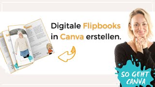 CanvaTutorial So erstellst du ein digitales Flipbook in Canva  Digitales Magazin erstellen [upl. by Ree]